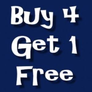 Buy any 4 Items ($4 each) Get 5th FREE!!